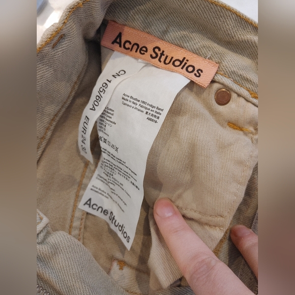 Acne Studios 1993 Jean Indigo Sand NWT Size 24 - Picture 13 of 13